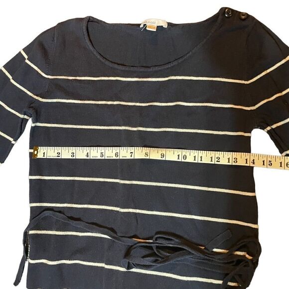 Mango Basics Striped 3/4 Sleeve Dress Size Small - Picture 4 of 5